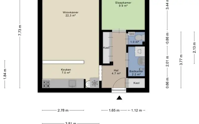 Foto van Espoortstraat 257 105, Enschede
